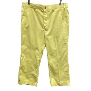 Vintage Levi's Sportswear Yellow Action Slacks Men's 38x27.5 Flat Front Golf
